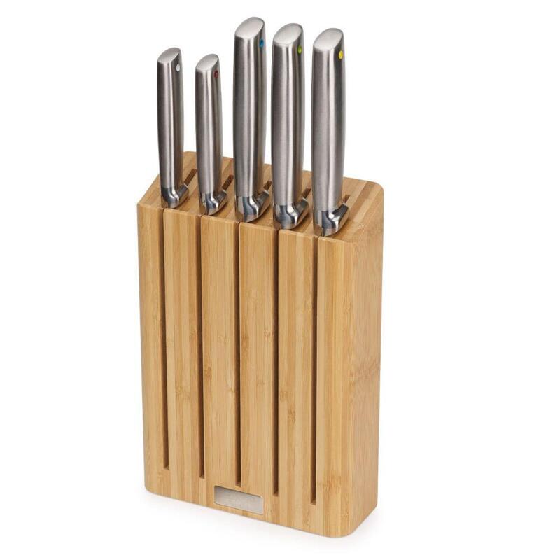Joseph Joseph Elevate Steel Knives Bamboo 5-Piece Set