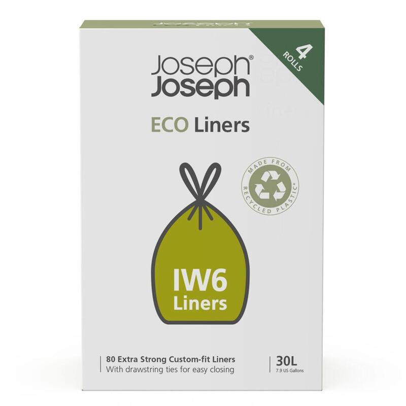 Joseph Joseph Iw6 20l Grey Recycled Bin Liners