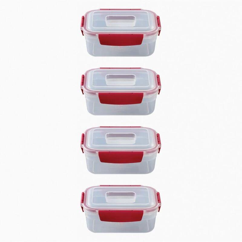 Joseph Joseph Nest Lock 4-Piece Red 1.1l Food Container Set
