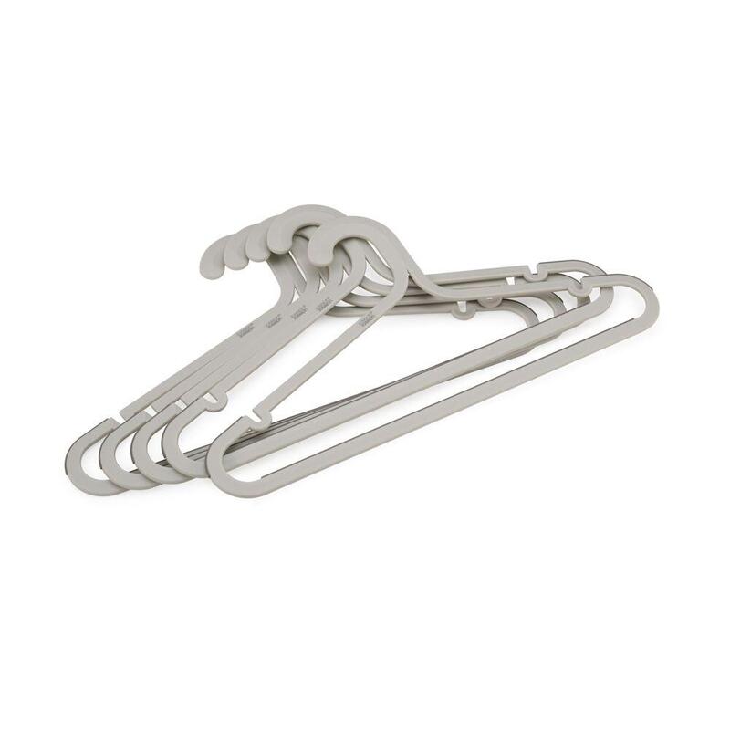 Joseph Joseph Orderly Set Of 5 Anti-Tangle Ecru Clothes Hangers