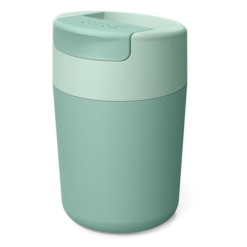 Joseph Joseph Sipp Green Travel Mug With Hygienic Lid 340 Ml