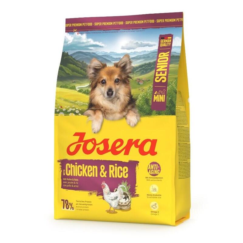 Josera Mini Senior Chicken & Rice - Alimento Seco Para Perros - 3kg