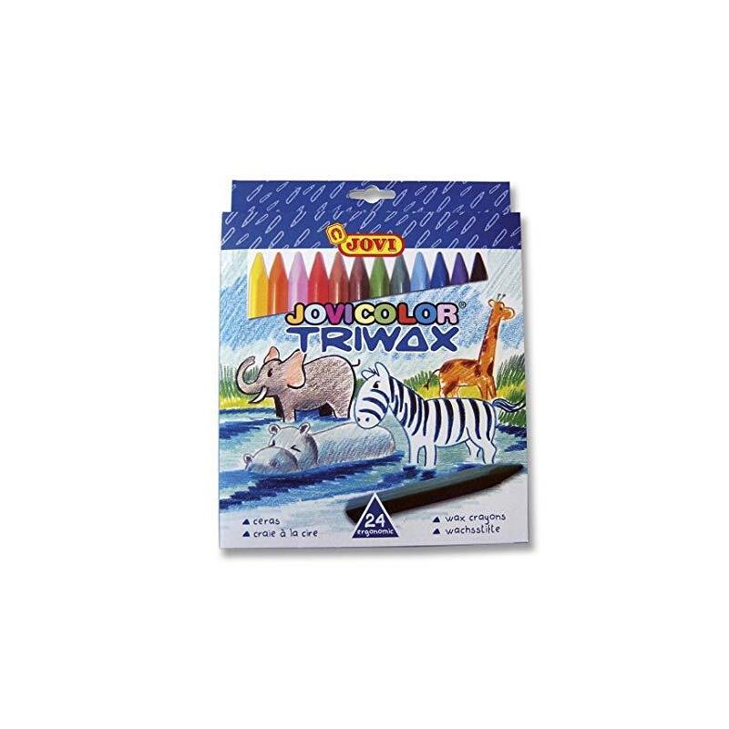 Jovi Ceras Jovicolor Triwax 82mm Estuche De 24 C/Surtidos
