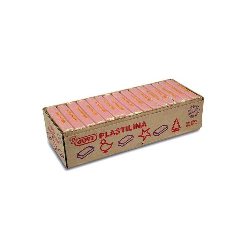 Jovi Plastilina Caja 15 Pastillas 350gr Unicolor Carne