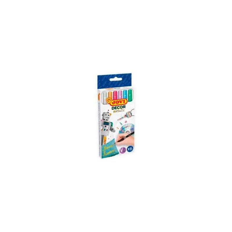 Jovi Rotuladores Jovidecor Metalic Estuche De 6 C/Surtidos
