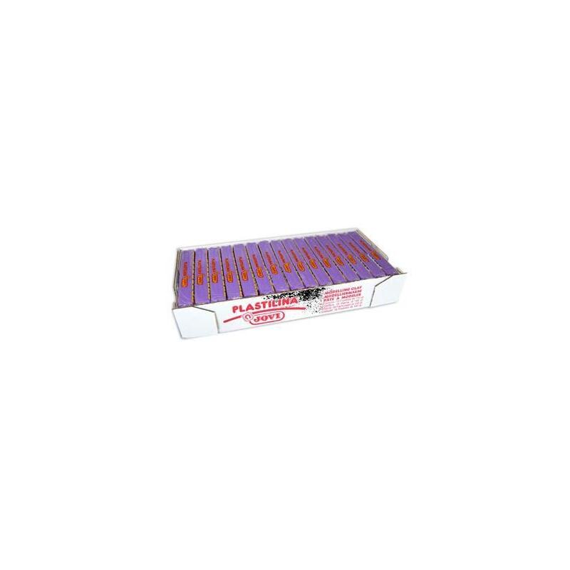 Jovi School Plastilina Pastillas De 150 Gr Lila Caja De 15
