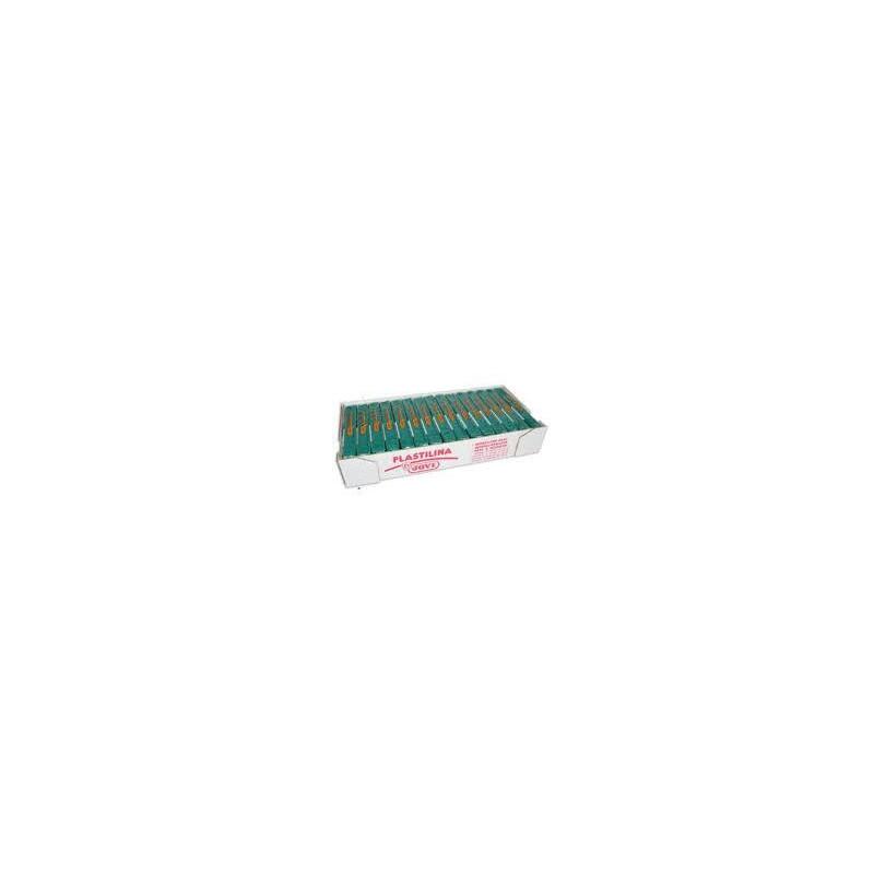 Jovi School Plastilina Pastillas De 150 Gr Verde Oscuro Caja De 15