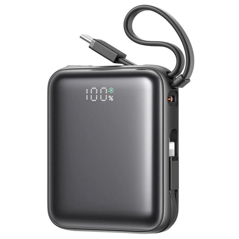 Joyroom Jr-Pbf27 10000mah 22,5w (Cable Doble Integrado) Negro - Power Bank