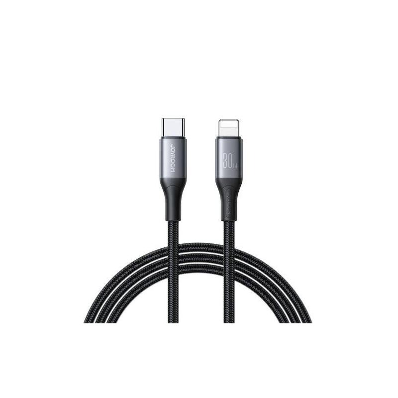 Joyroom Type-C - Lightning Cable Flash Series Cable A28, 30w, 480mb/S, 2m, Black (S-A28_clb2)