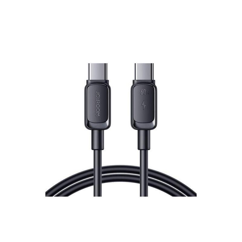 Joyroom Type-C - Type-C Cable Multi-Color Series Cable A14, 60w, 480mb/S, 1.2m, Black (S-Cc100a141b)