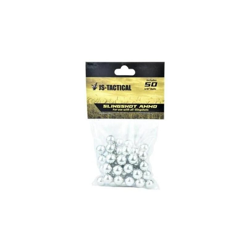 Js Tactical Bolas De Acero Para Tirachinas 9,5 Mm - 50 Piezas