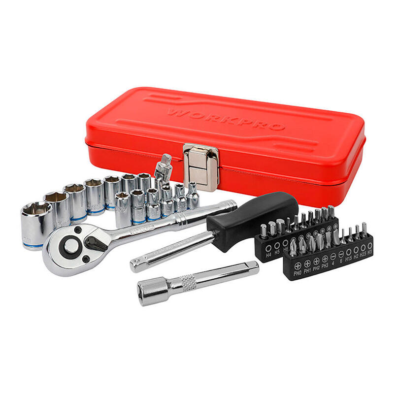 Juego Carraca, ¼ Pulg, 37 Piezas