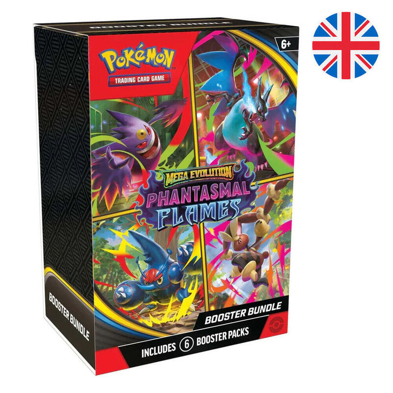Juego Cartas Booster Bundle Fuegos Fantasmales Pokemon Ingles