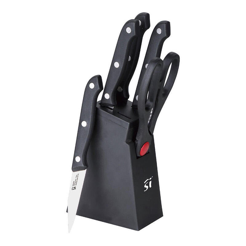 Juego De 6 Piezas Cuchillos De Cocina + Tacoma Acero Inox Sg-4181 San Ignacio