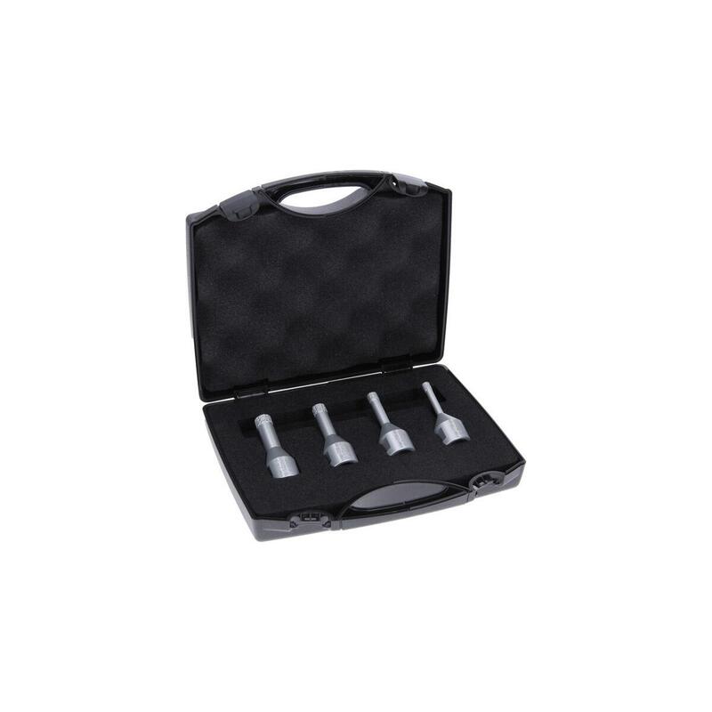 Juego De Brocas Bosch Professional En Seco De Diamante Dry Speed, Ø 6 - 12 Mm, 4 Piezas, Para Amoladoras Angulares 2607017579