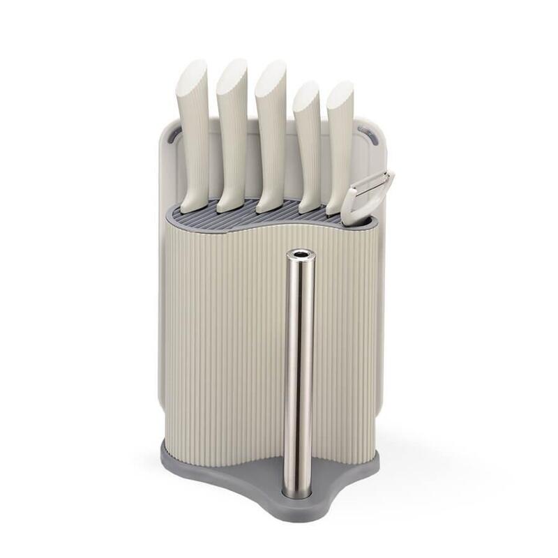 Juego De Cuchillos De Cocina Para Cortar Maestro Mr-1413 Juego De Cuchillos (Mr-1413-Grey) Gris