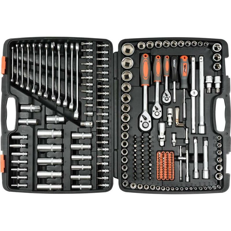 Juego De Llaves De 216 Piezas 1/2", 3/8", 1/4" T58691 Sthor