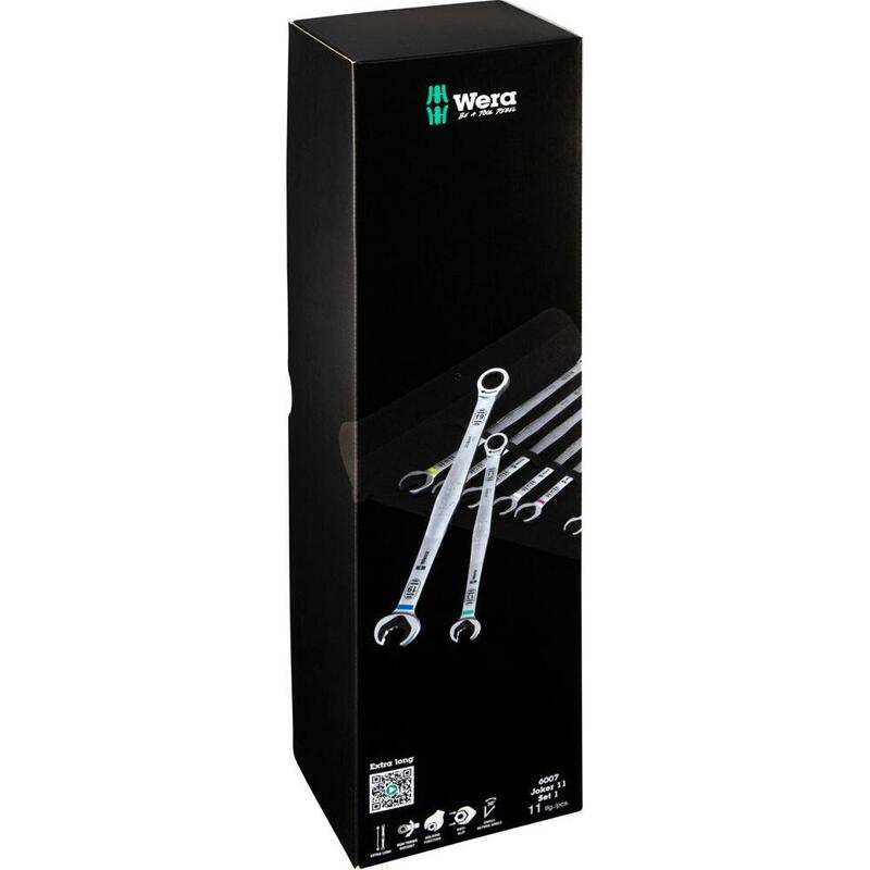 Juego De Llaves Wera 6007 Joker 11 Set 1carraca De Boca Y Anillo, 11 Piezas
