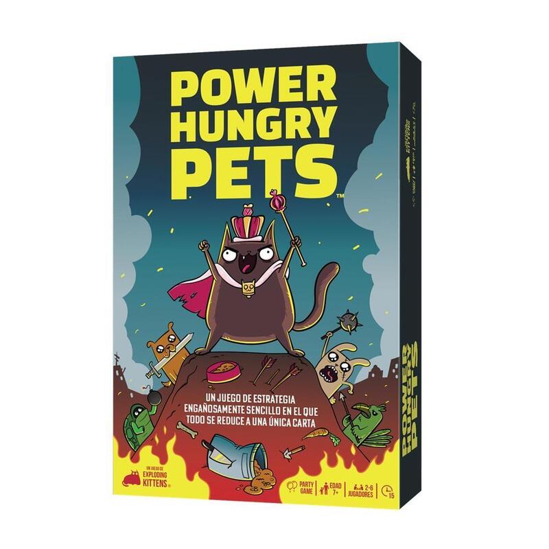 Juego De Mesa Power Hungry Pets Edad Recomendada 7 Años