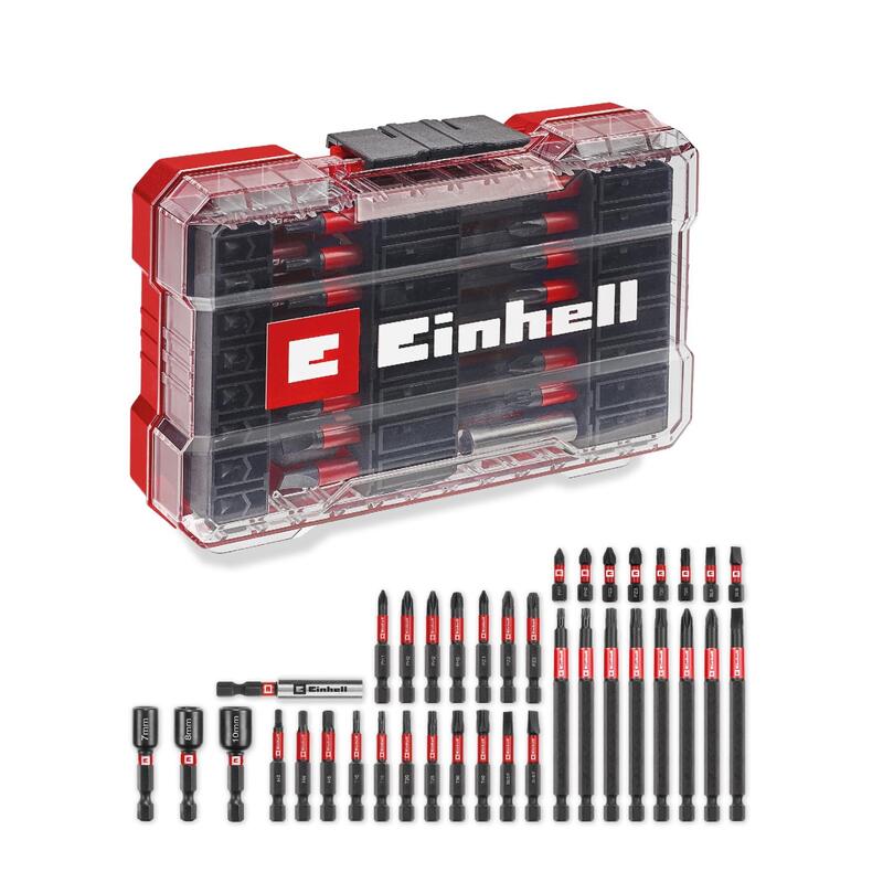 Juego De Puntas De Impacto Einhell En Estuche M, 38 Piezas 109250