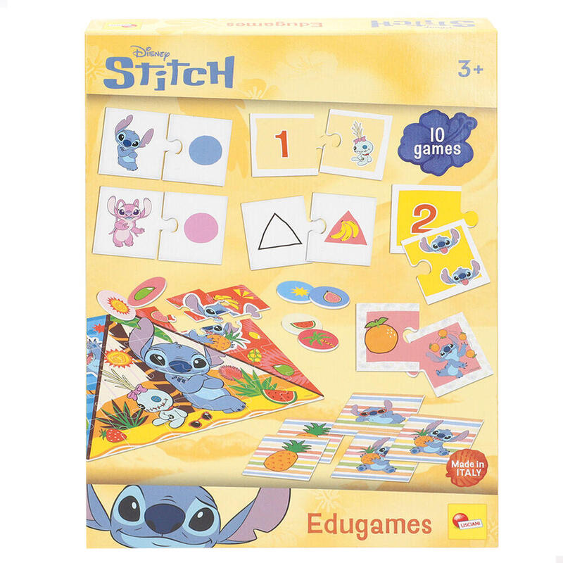 Juego Educativo 10 En 1 Stitch Disney