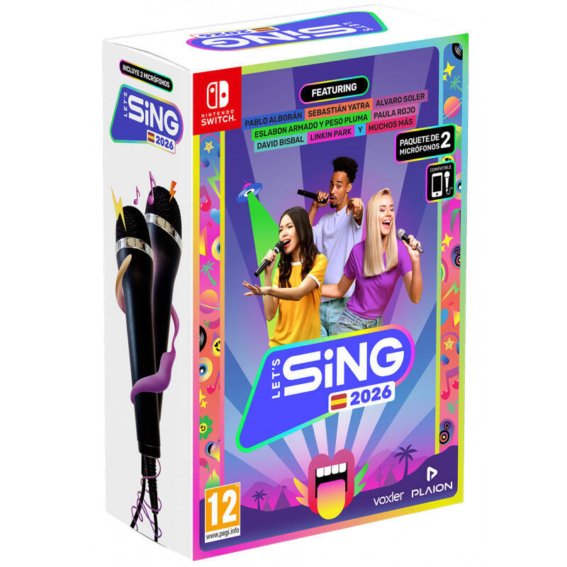 Juego Let´S Sing 2026 + 2 Micros Switch