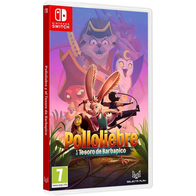 Juego Polloliebre Y El Tesoro De Barbapico - Switch Switch