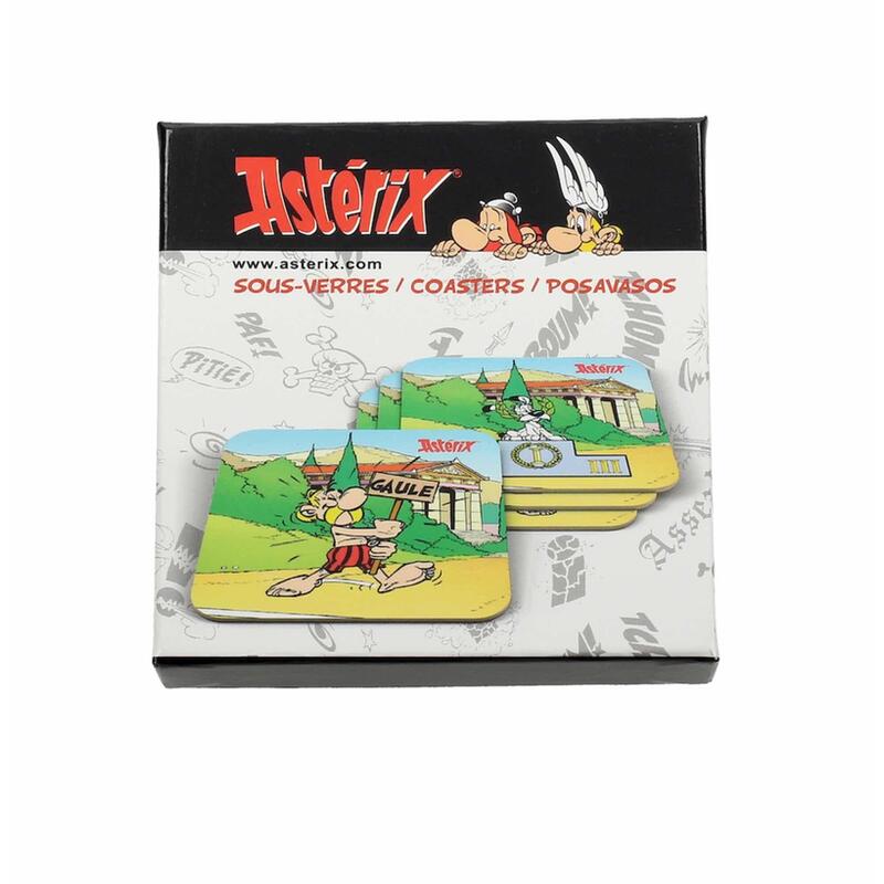 Juegos Olimpicos Set 6 Posavasos Cuadrados Asterix