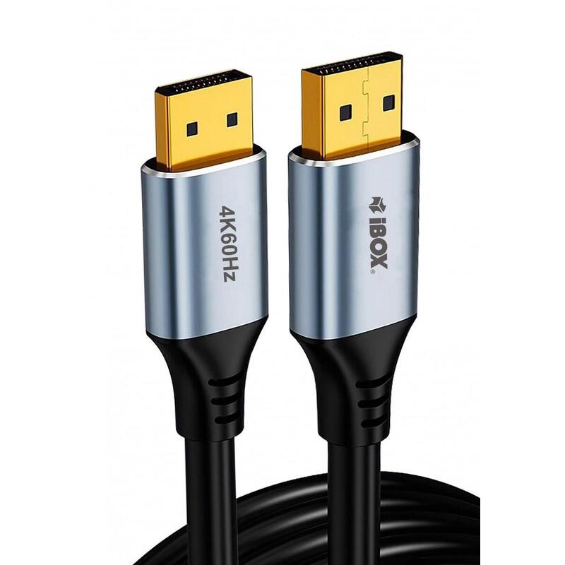 Kabel Displayport 4k60hz Zlota Wtyczka 2m