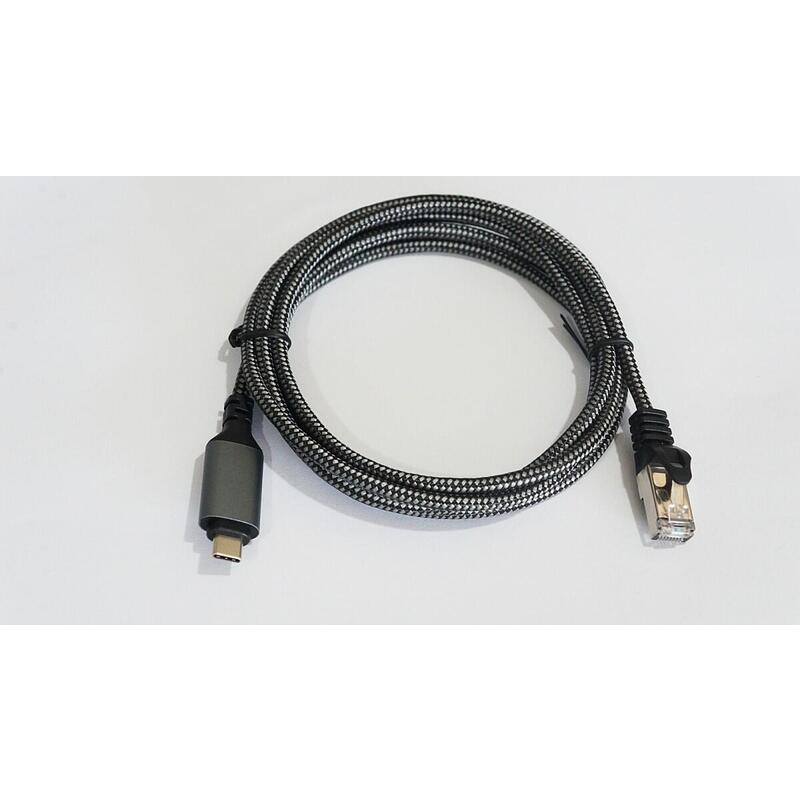 Kabel Usb C - Rj-45 2 M Kat.6, 1 Gbit