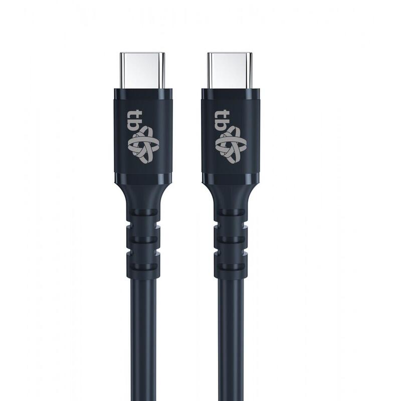 Kabel Usb C - Usb C 50cm Silikon Negro2.0