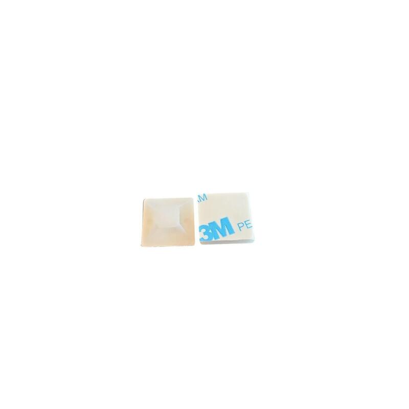 Kabelbinder Holder, Hvid, 20x20mm, 5 Stk.