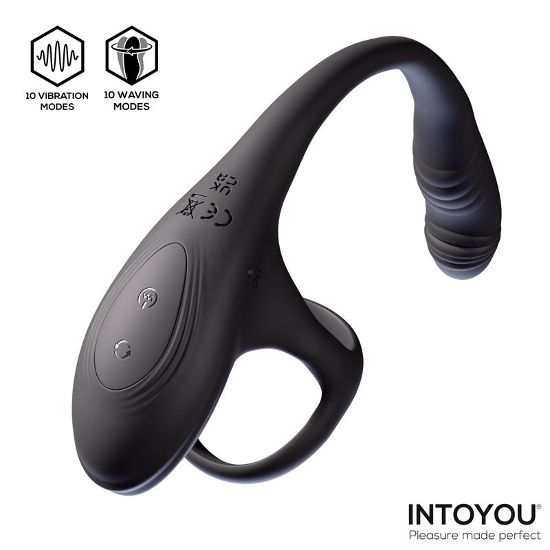 Kamber Plug Anal Vibración Y Waving 360º Y Estimulador Testículos