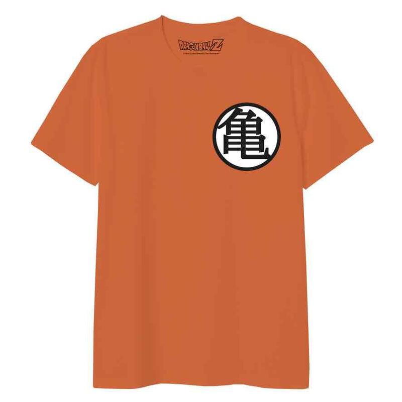 Kame School Kanji Talla L Camiseta Naranja Chico Dragon Ball