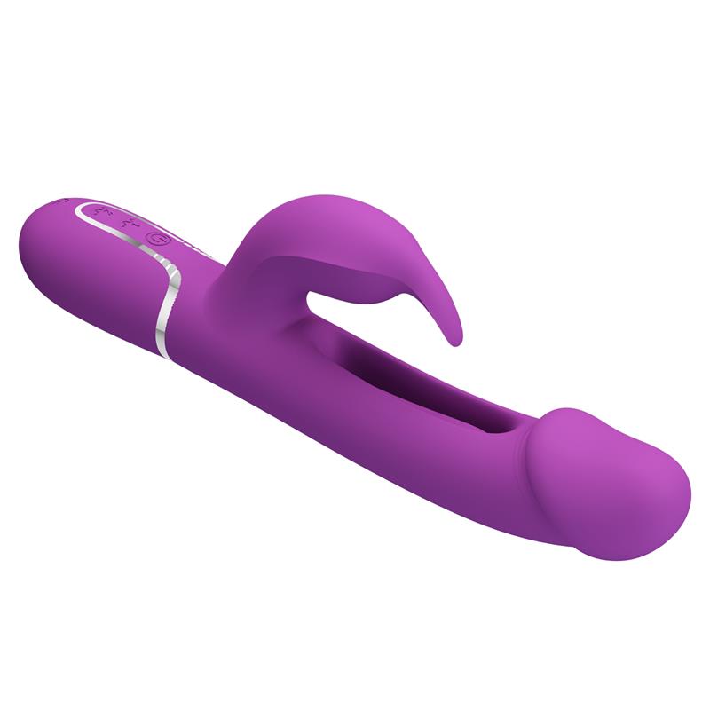 Pretty Love - Kampas Vibrador Rabbit Multifunción 3 En 1 Morado