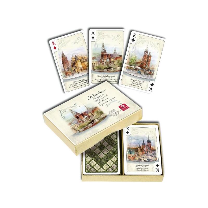Karty Kraków Akwarele 2 X 55 Listków