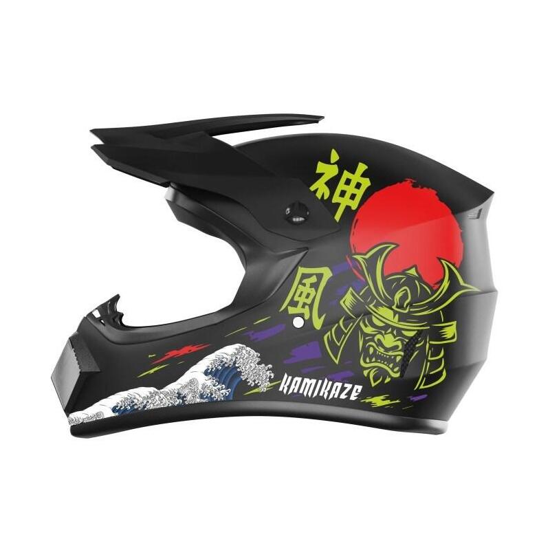 Casco Integral Kamikaze Katana Akc206, Talla Xl.