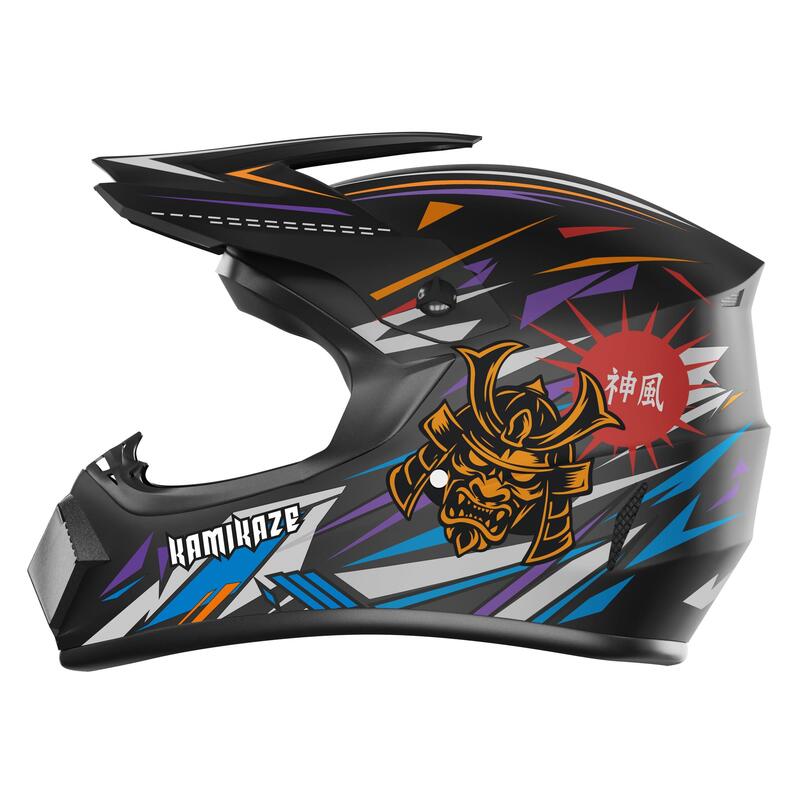 Kask Pelny Kamikaze Ninja Akc202 Rozmiar L