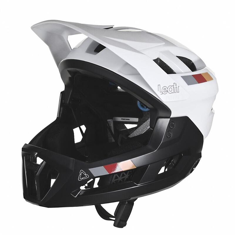 Kask Rowerowy Z Wypinana Szczeka Leatt Helmet Mtb Enduro 2.0 V23 Rozmiar M (55-59cm) Bialy