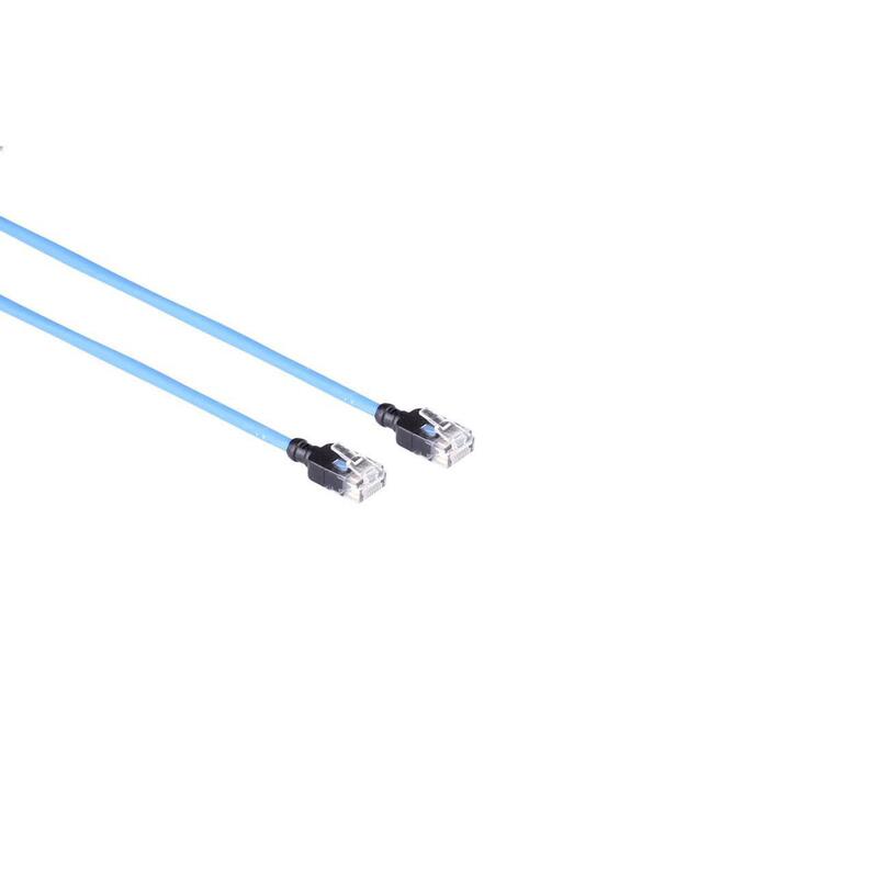 Kat6a Slim Utp 2,0m Patchkabel Bl, Halogenfri