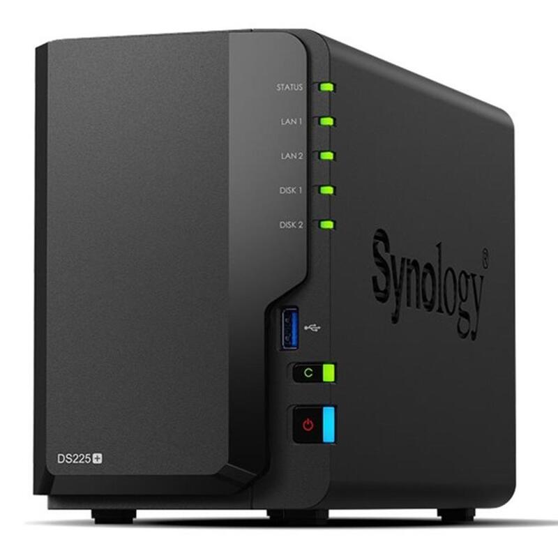 K/Ds225+2 Bay Nas+2pcs Synology 16tb