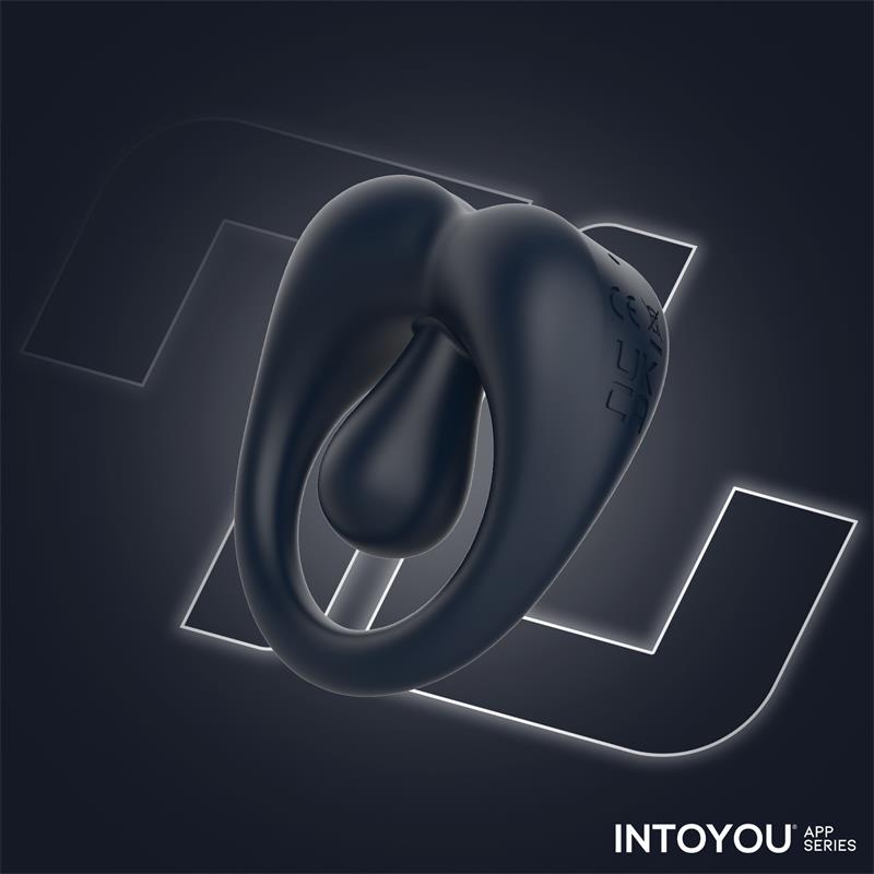 Kenny Anillo Vibrador Con Estimulador De Clítoris Y App Azul Oscuro