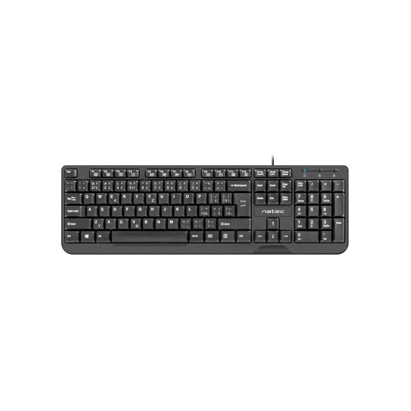Keyboard Trout Slim Negro Usb Cz/Sk