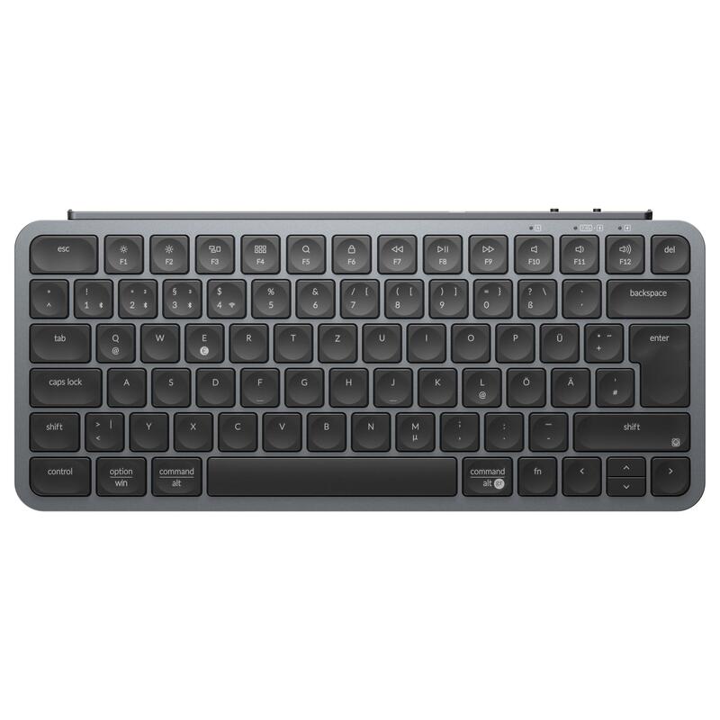 Keychron B1 Pro (Gris/Negro, De-Layout, Scherenmechanik) B1p-K1-De