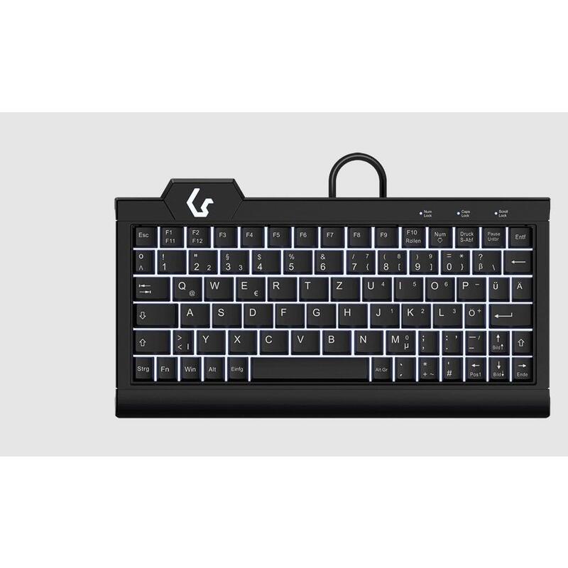 Keysonic Super Mini-Tas, Backlight, Bk, Ksk-3010elc Uk