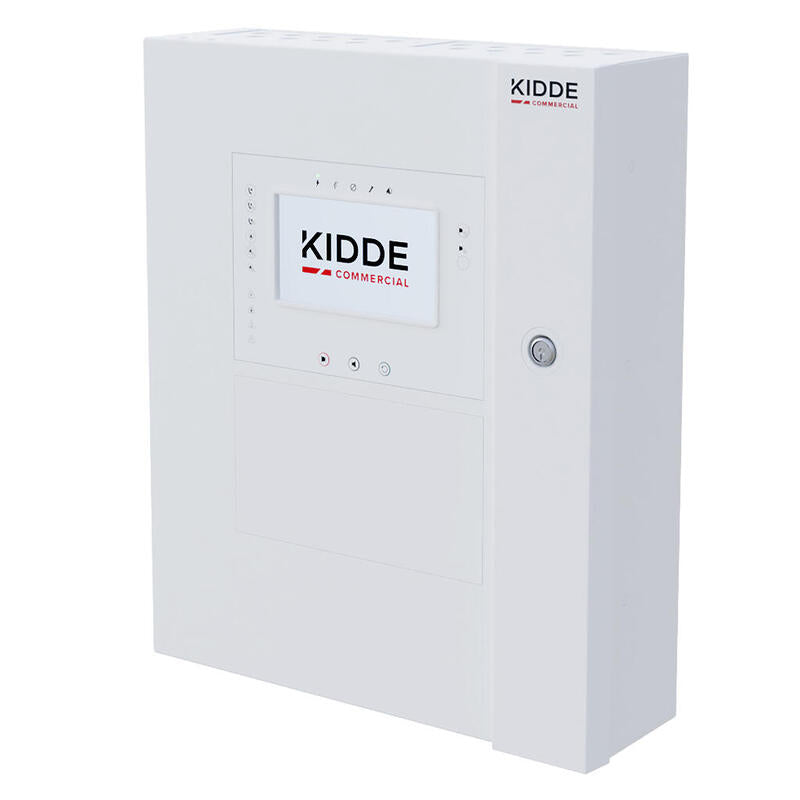 Kidde Commercial 2x-At-F2-Fb Panel De Incendios Analogico De 2 Lazos Con Pantalla Táctil Y Supervisión De Cra. Caja Grande