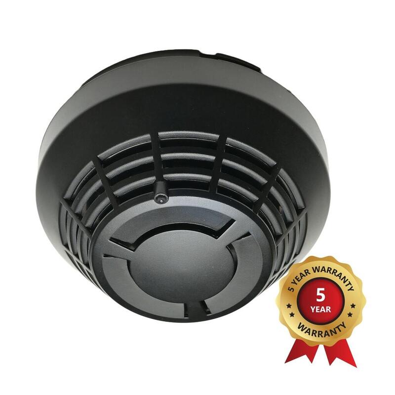 Kidde Commercial Ke-Dp3021b Detector De Calor/Óptico Dual Analogico Inteligente Serie Excellence. Color Negro