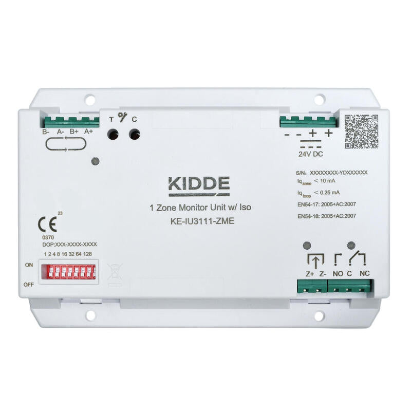Kidde Commercial Ke-Iu3111-Zme Unidad Inteligente Analogica Monitor De Zona Con Aislador (Alimentación Ext.)