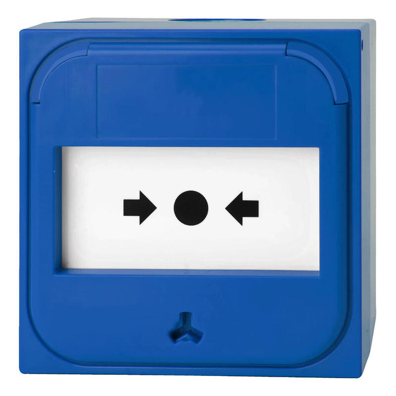 Kidde Commercial Nc-Mc-0-U Pulsador Manual Inteligente Convencional 0o. Color Azul