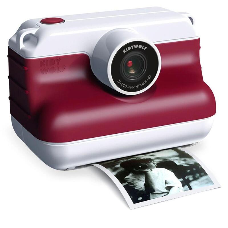Kidywolf Instant Camera With Selfie Function Red